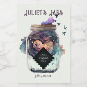Create Your Own Mystical Heart Love Wine Label