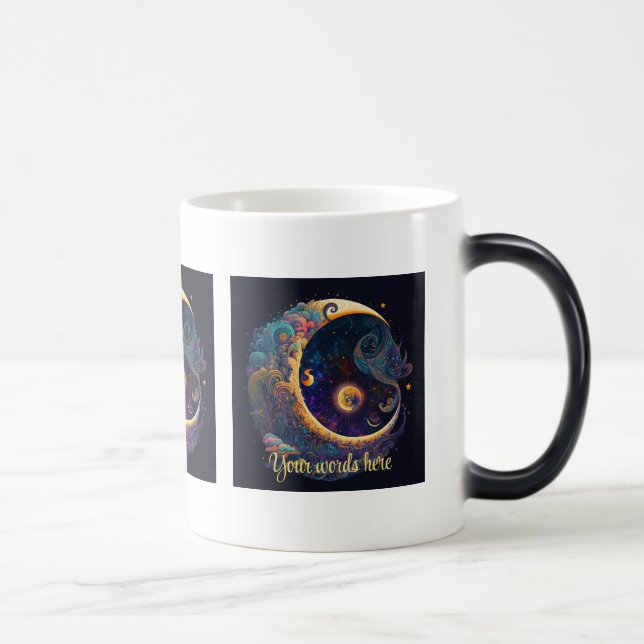 Create Your Own Mystical Mermaid Moon Magic Mug (Right)