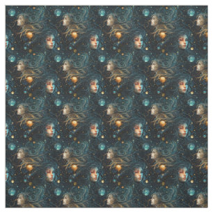 Create Your Own Mystical Seer Magical Black Fabric