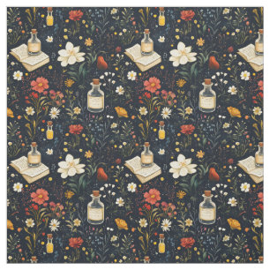 Create Your Own Mystical Wildflowers Grimoire Fabric