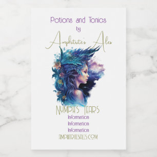 Create Your Own Mythical Amphitrite Nymph Food Label