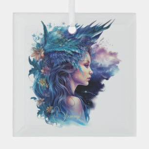 Create Your Own Mythical Amphitrite Nymph Glass Tree Decoration