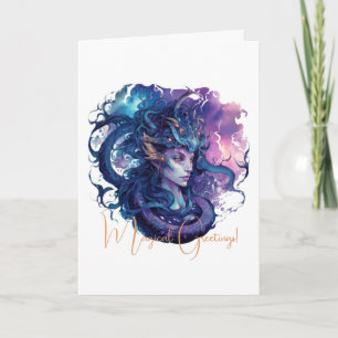 Create Your Own Mythical Medusa Gorgon Card