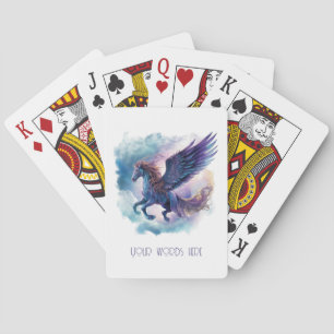 Create Your Own Mythical Pegasus Playing Cards
