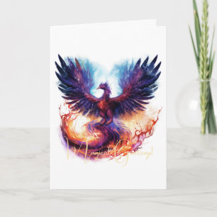 Create Your Own Mythical Phoenix Firebird Card
