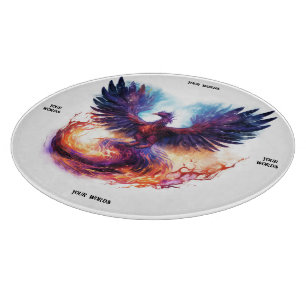 Create Your Own Mythical Phoenix Firebird Cutting Board