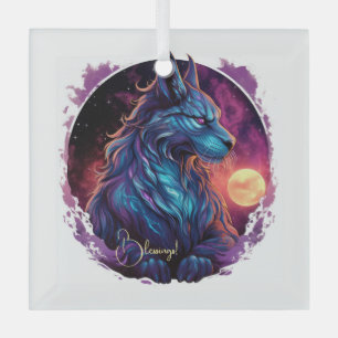 Create Your Own Mythical Sith Wild Cat Glass Tree Decoration