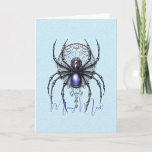 Create Your Own Mytsical Purple Spider  Card