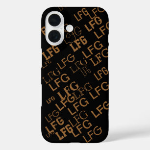 Create your own name Initials pattern iPhone 16 Case