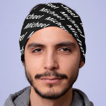 Create Your Own Name Pattern Custom Bandanna<br><div class="desc">Create Your Own Name Pattern Custom Bandanna. Easily add a name in the template  and make an elegant bandanna for yourself or a birthday gift or Christmas gift for family or friends.</div>