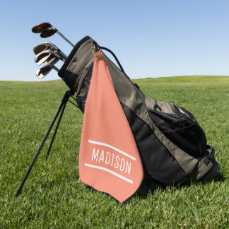 Create Your Own Name Personalised Golf Towel