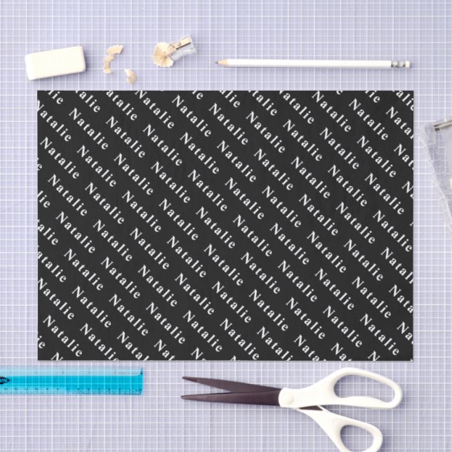 Create Your Own Name Personalised Tissue Paper (Craft)