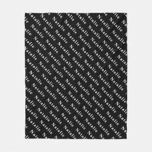 Create Your Own Name Personalized Fleece Blanket