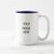 Create Your Own Navy Blue 15 oz Combo Mug