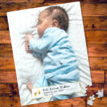 Create Your Own Newborn Baby Photo Jigsaw Puzzle<br><div class="desc">Upload a picture,  insert the baby's details,  and you'll have a fun keepsake to cherish.</div>