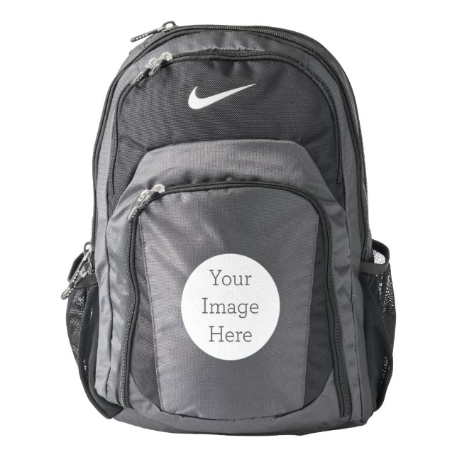Custom Nike Performance Backpack, Anthracite/Black (Front)