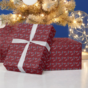 Create Your Own Nordic Horses, Deer & Birds Wrapping Paper