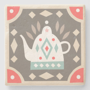 Create Your Own Nordic Style Winter Yule Kettle Stone Coaster