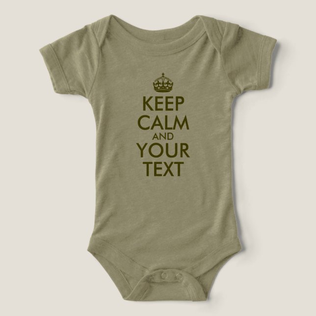 Create Your Own Olive Keep Calm (Design Front)