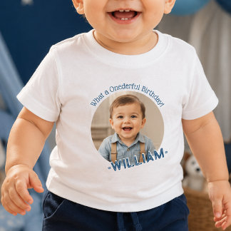 Create Your Own Onederful Birthday Baby T-Shirt