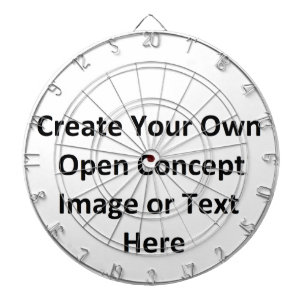 Create Your Own Open Concept Image or Text Here Dartboard