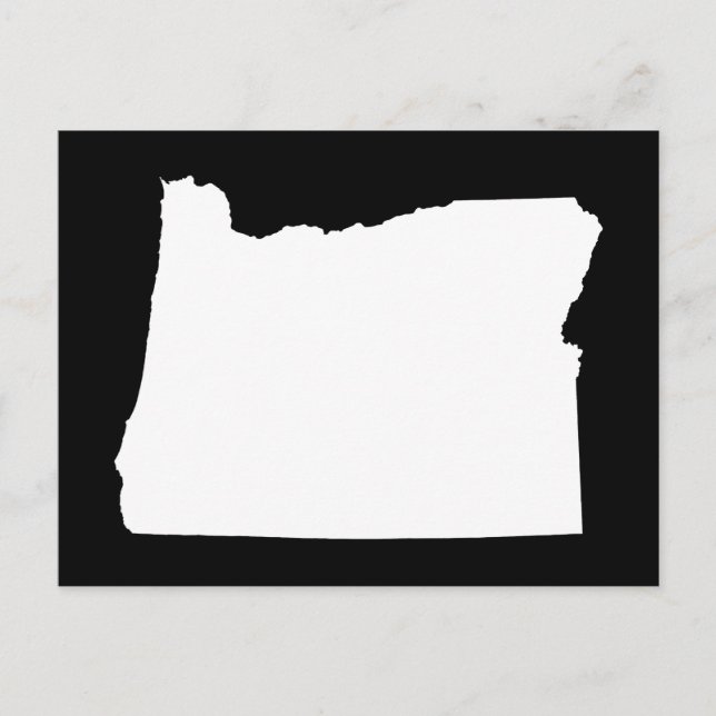 Create Your Own Oregon Moving Announcement Postcard (Front)
