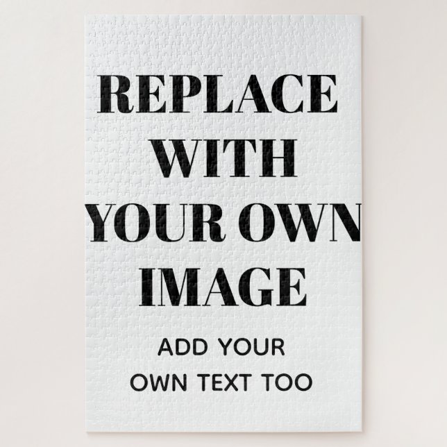 Create Your Own Original Personalised Gifts Jigsaw Puzzle (Vertical)