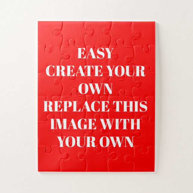 Create Your Own Original Personalised Gifts Jigsaw Puzzle (Vertical)