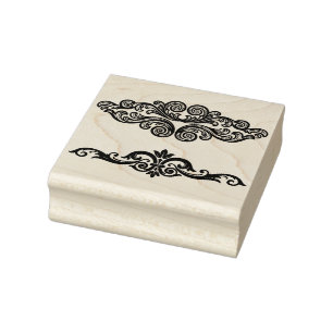 Create Your Own Ornamental Embellishments Rubber Stamp