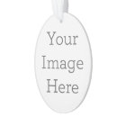 Create Your Own Oval Acrylic Ornament
