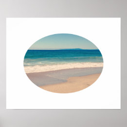 Create Your Own Oval Framed Landscape Photo Poster