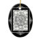 Create Your Own Oval Ornament Black Frame