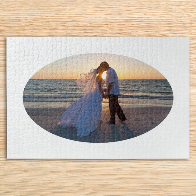 Create Your Own Oval Shape Wedding 30x20 Jigsaw Puzzle (Create Your Own Oval Shape Wedding 30x20 Jigsaw Puzzle)