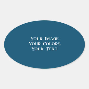Create Your Own Oval Sticker