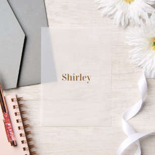 Create Your Own Overlay Vellum Invitations