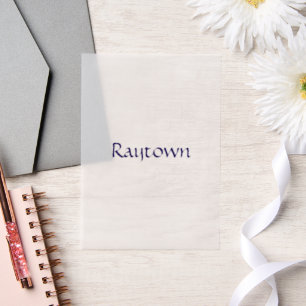 Create Your Own Overlay Vellum Invitations
