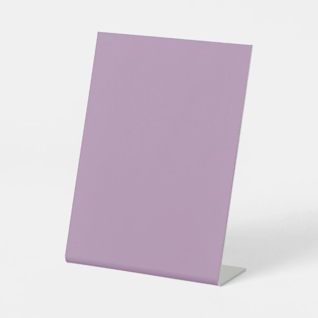 Create Your Own Pale Purple Pedestal Sign (Front)