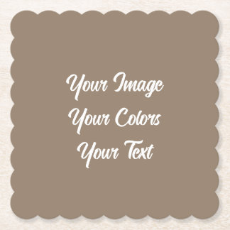 Create Your Own Paper Coaster