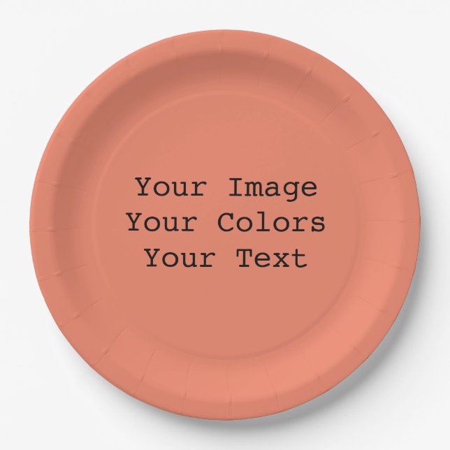 Create Your Own Paper Plate (Front)