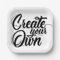 Create Your Own Paper Plate