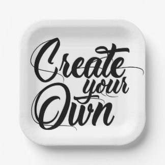 Create Your Own Paper Plate