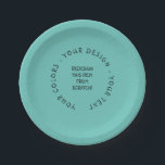 Create Your Own Paper Plate<br><div class="desc">Create your own custom party,  baby shower,  wedding and event favours,  custom colour craft supplies,  personalised gifts for any occasion,  fun stuff and more. Visit Atomic Babies on Zazzle to view our entire collection.</div>