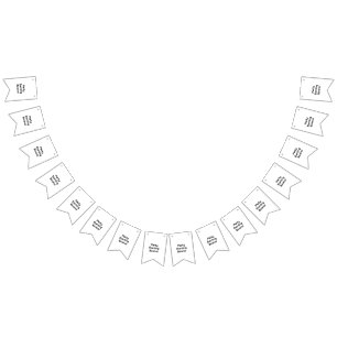 Create your own party bunting banner