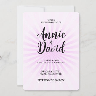 Create Your Own Pastel Retro Starburst Invitation