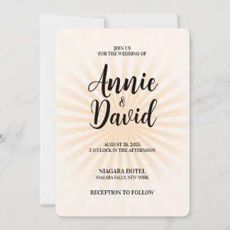 Create Your Own Pastel Retro Starburst Invitation