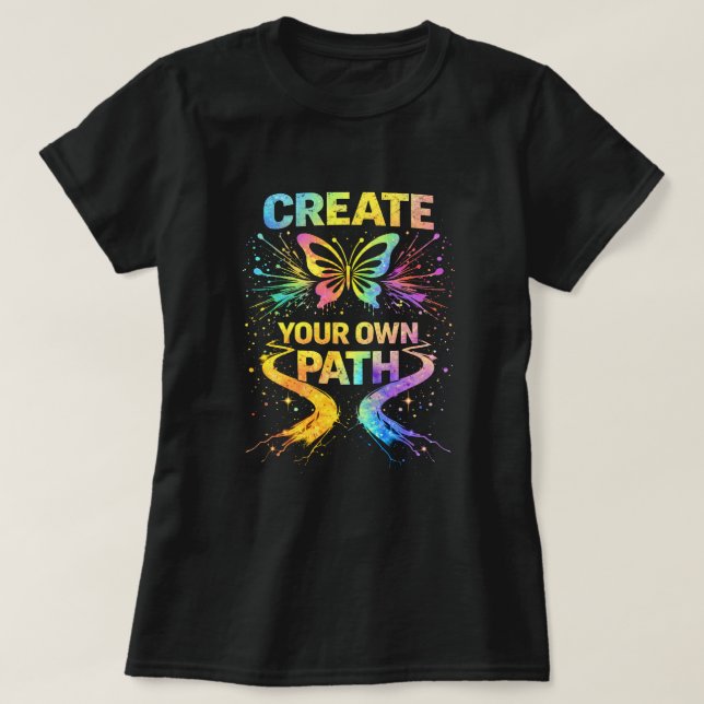 Create Your Own Path Butterfly Shirt 0047717 (Design Front)