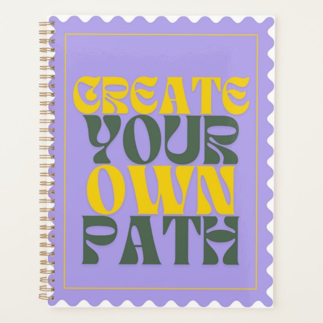 Create Your Own Path Quote Resolution Organisation Planner (Front)