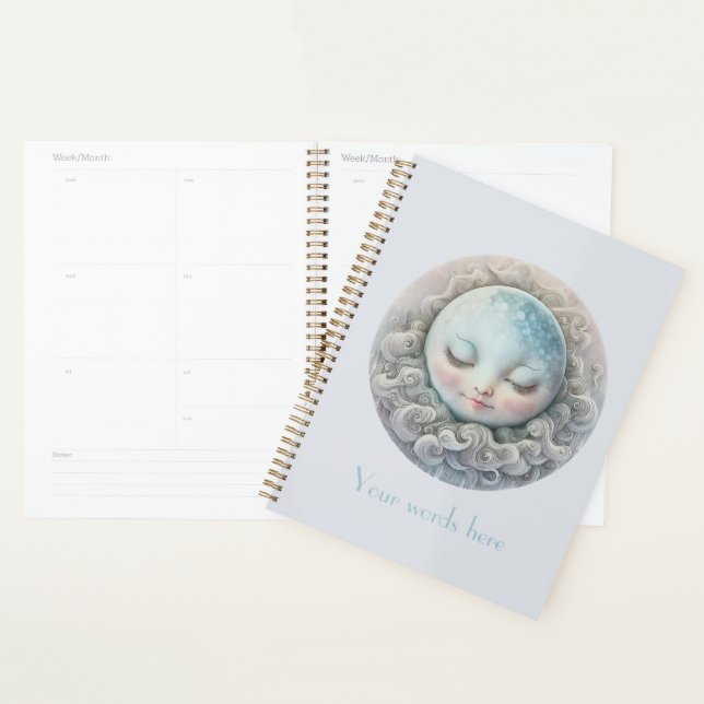 Create Your Own Peaceful Moon Planner (Display)