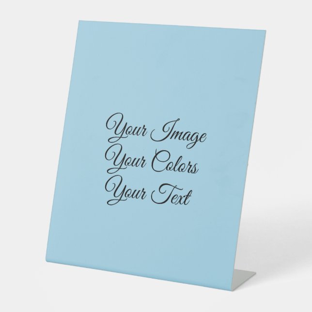 Create Your Own Pedestal Sign (Front)