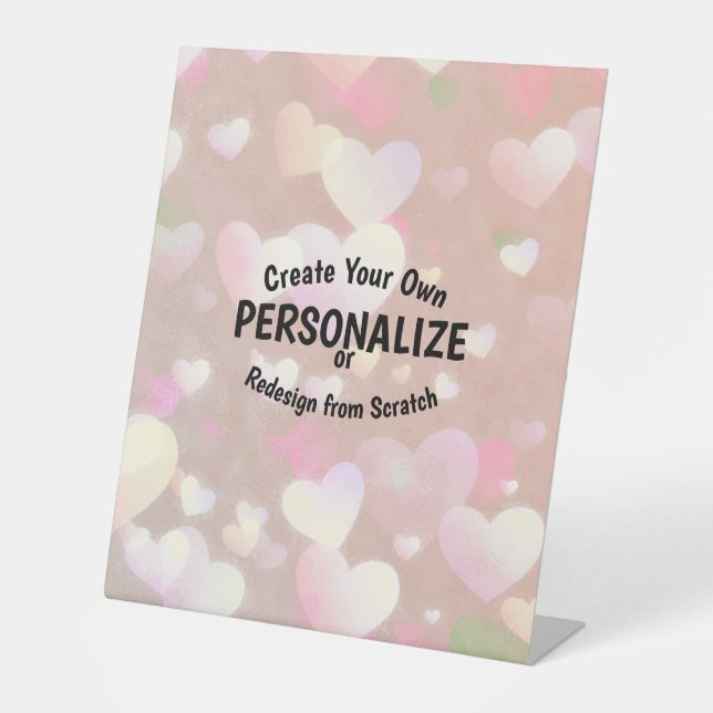 Create Your Own Pedestal Sign (Front)